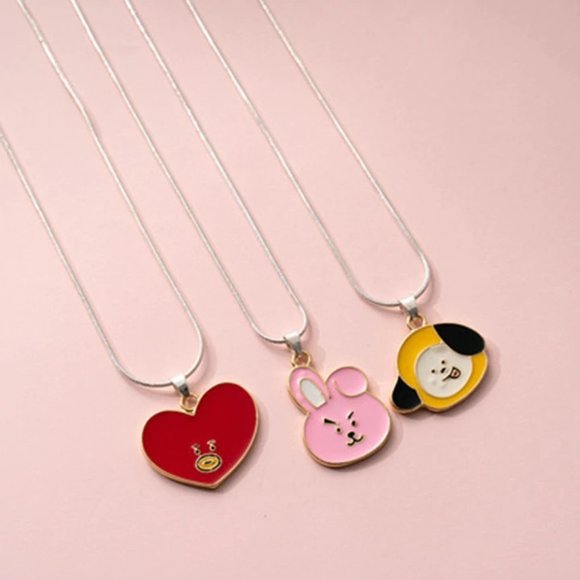 Korean BTS BT21 Cartoon Animation‎ Lucky Necklace - Picture 10 of 16